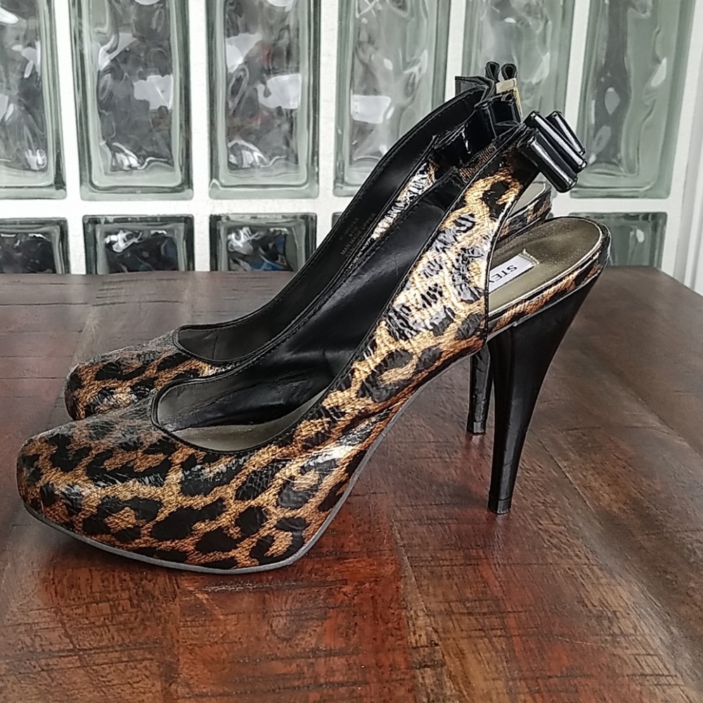 Steve Madden Mevas Leopard Stilleto - Picture 2 of 8